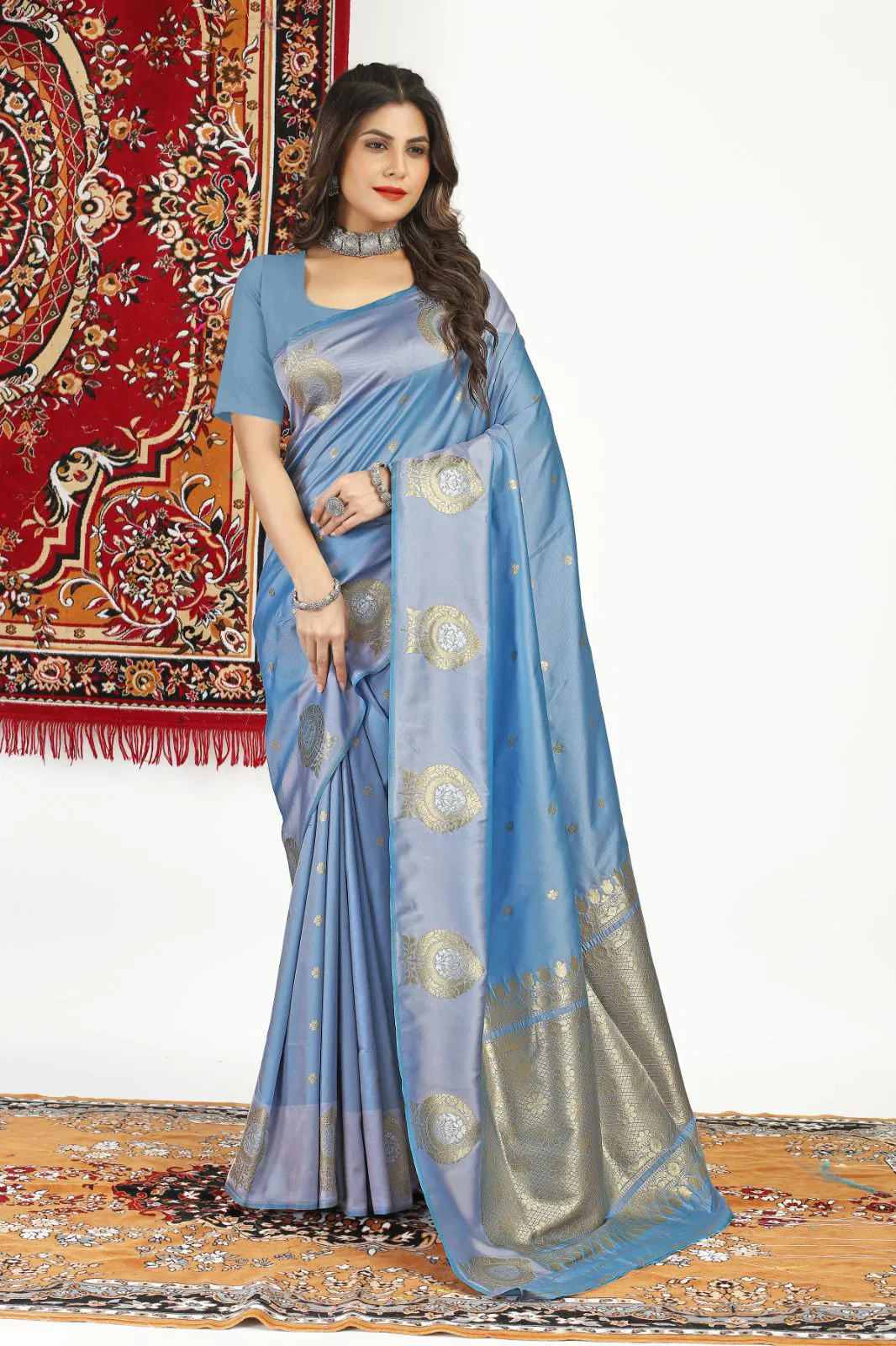 Triva Silk Handloom Kanchipuram Pure Silk Sarees Catalog